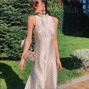 Last🔥🌺Zara satin dress bloggers fav